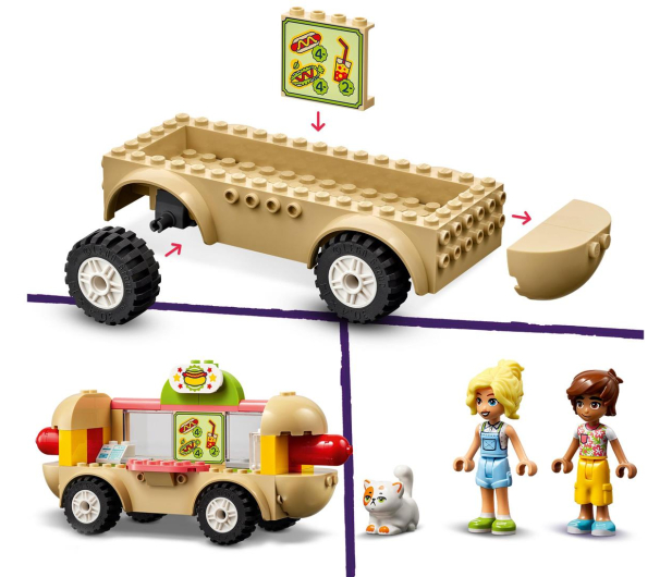 LEGO Friends 42633 Food truck z hot dogami - 1202559 - zdjęcie 4